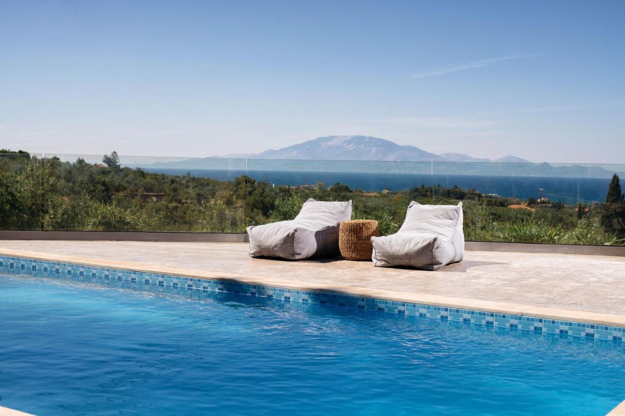 Villa Venia - Cozy Escape With Scenic Sew View, By Zantewize Трагакі Екстер'єр фото