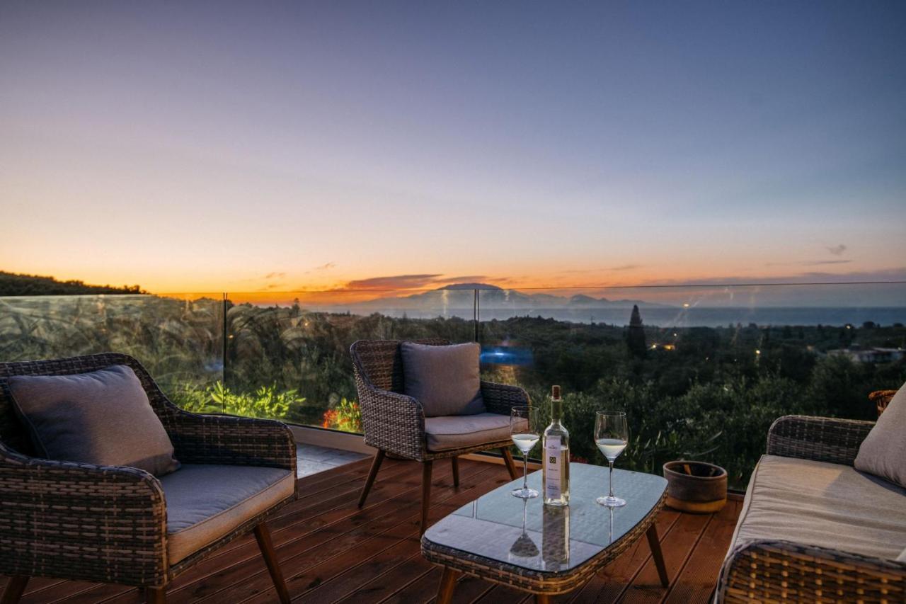 Villa Venia - Cozy Escape With Scenic Sew View, By Zantewize Трагакі Екстер'єр фото