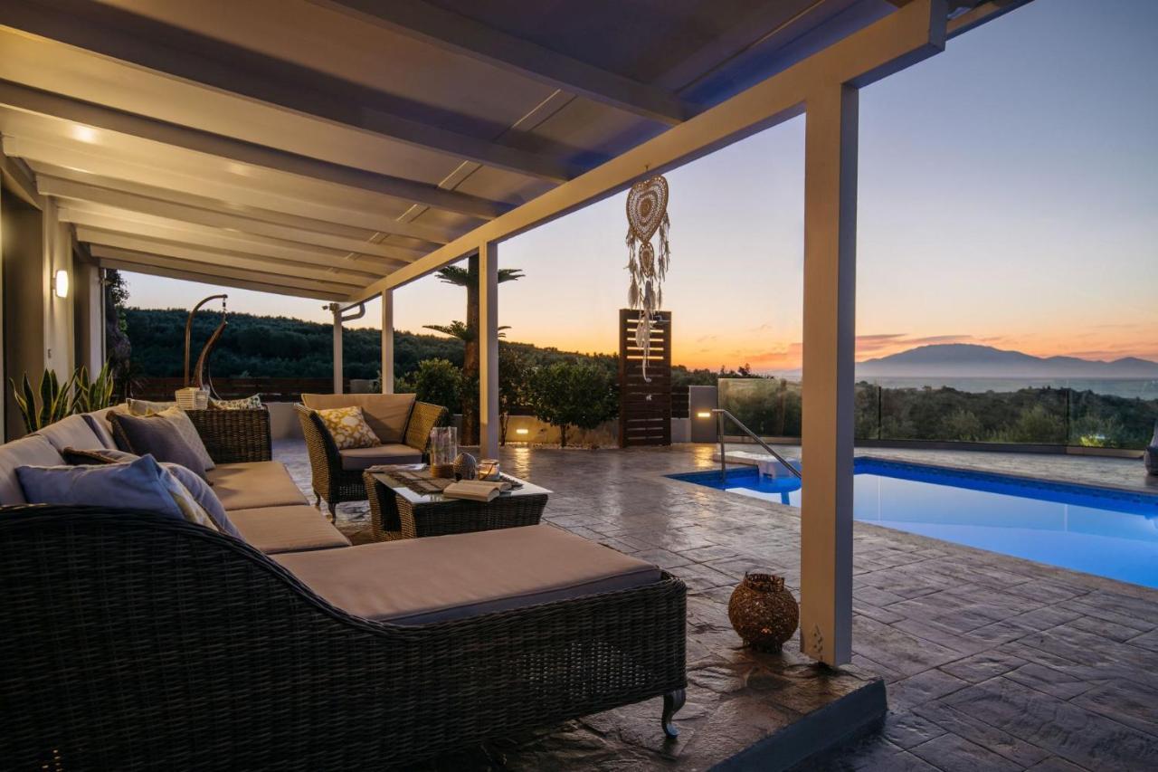 Villa Venia - Cozy Escape With Scenic Sew View, By Zantewize Трагакі Екстер'єр фото