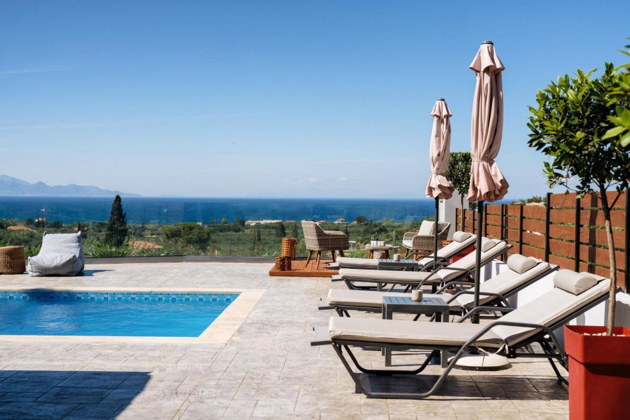 Villa Venia - Cozy Escape With Scenic Sew View, By Zantewize Трагакі Екстер'єр фото