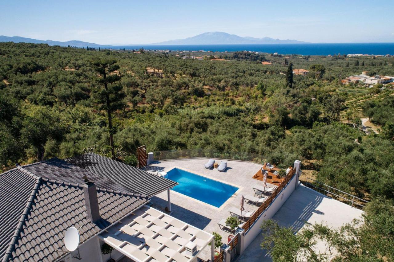 Villa Venia - Cozy Escape With Scenic Sew View, By Zantewize Трагакі Екстер'єр фото