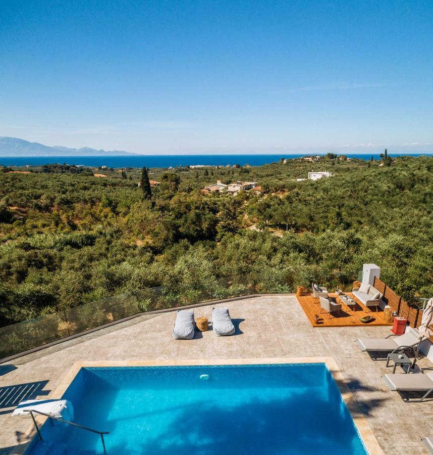 Villa Venia - Cozy Escape With Scenic Sew View, By Zantewize Трагакі Екстер'єр фото